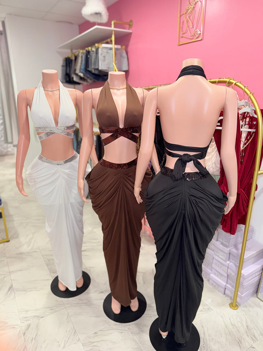 Naia Maxi Skirt Set