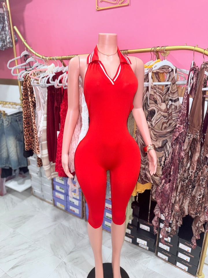Summer Heat Capri Jumpsuit
