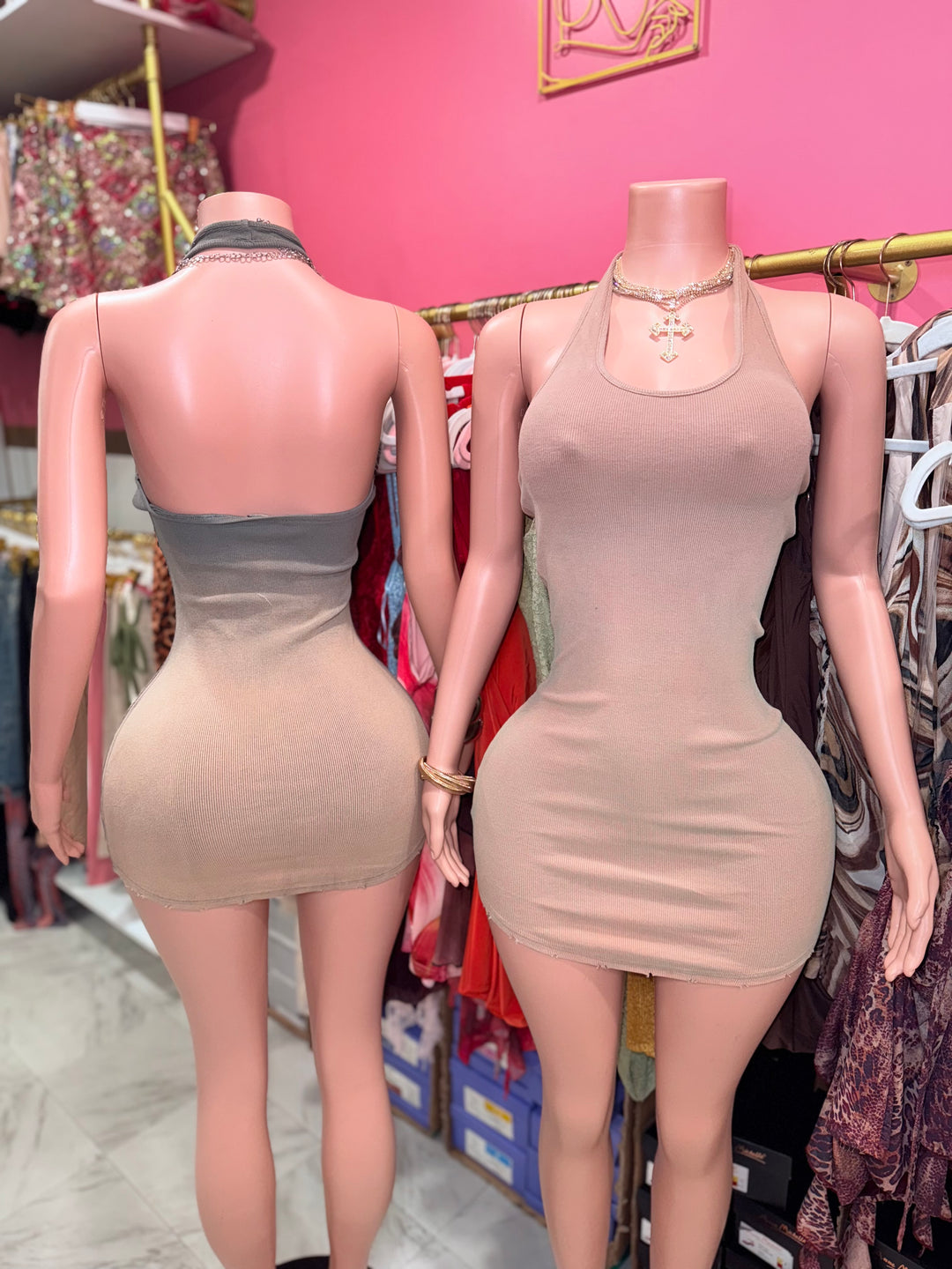Ryder Acid Wash Tank Dress