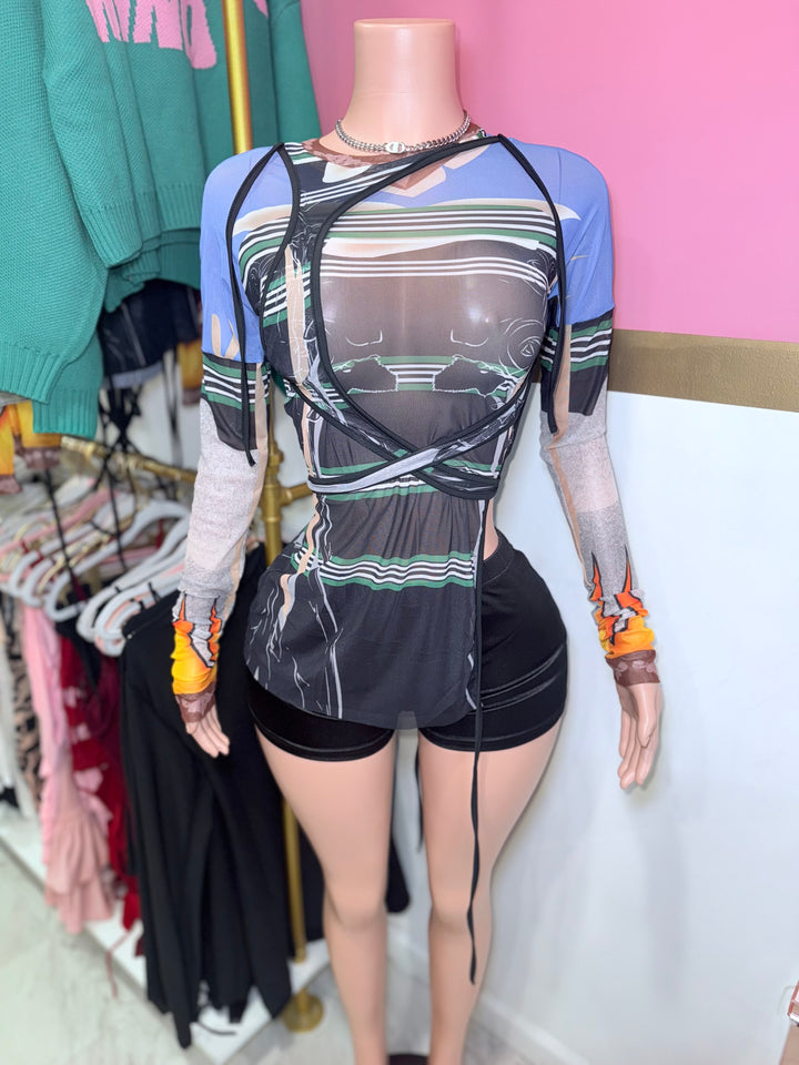 Webster Mesh Top