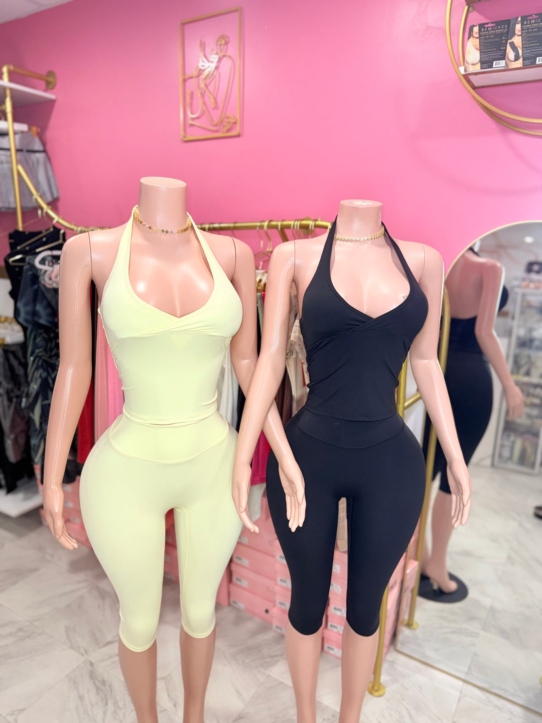 Active Halter Capri Set