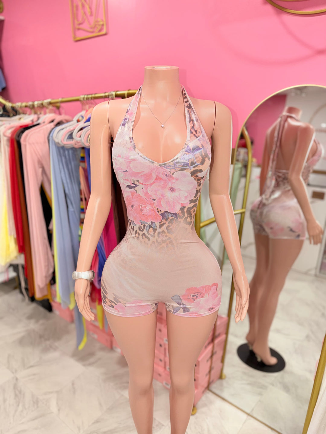 Rosie Metallic Romper