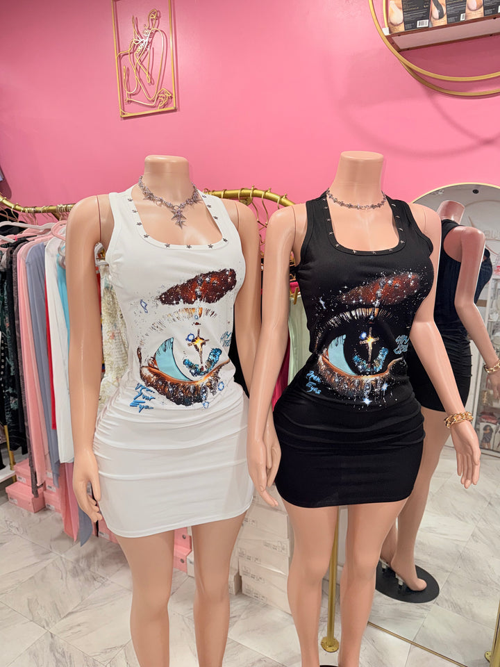 Studded Tank Dress