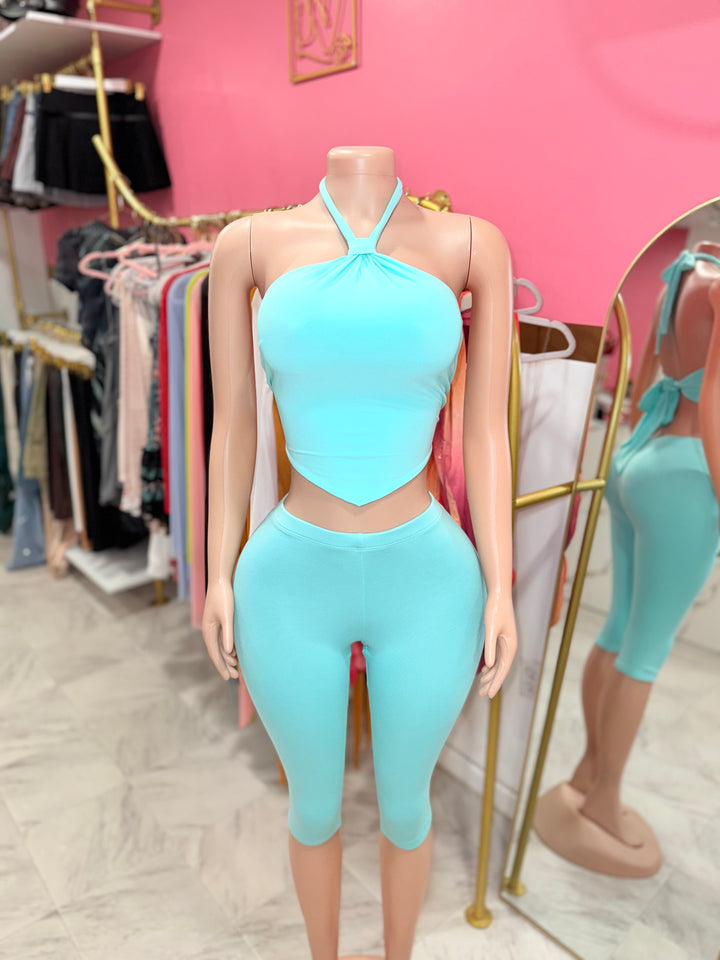 Ariel Halter Capri Set
