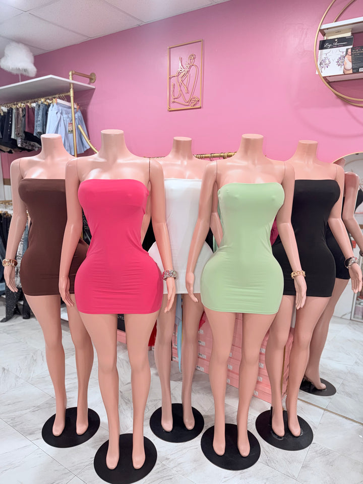 Basic Bodycon Tube Dress