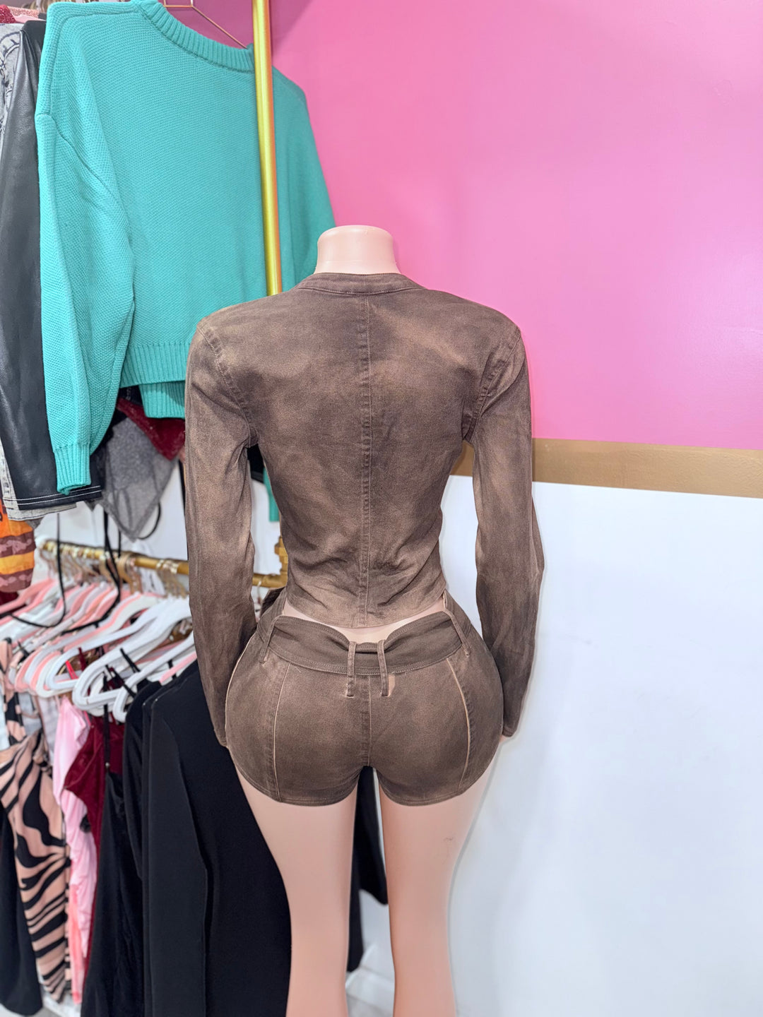 Heavy Metal Long Sleeve Set (Brown)