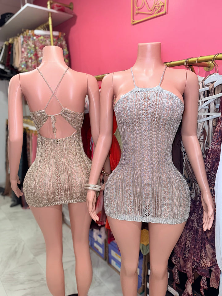 Sparkle Mini Knit Dress