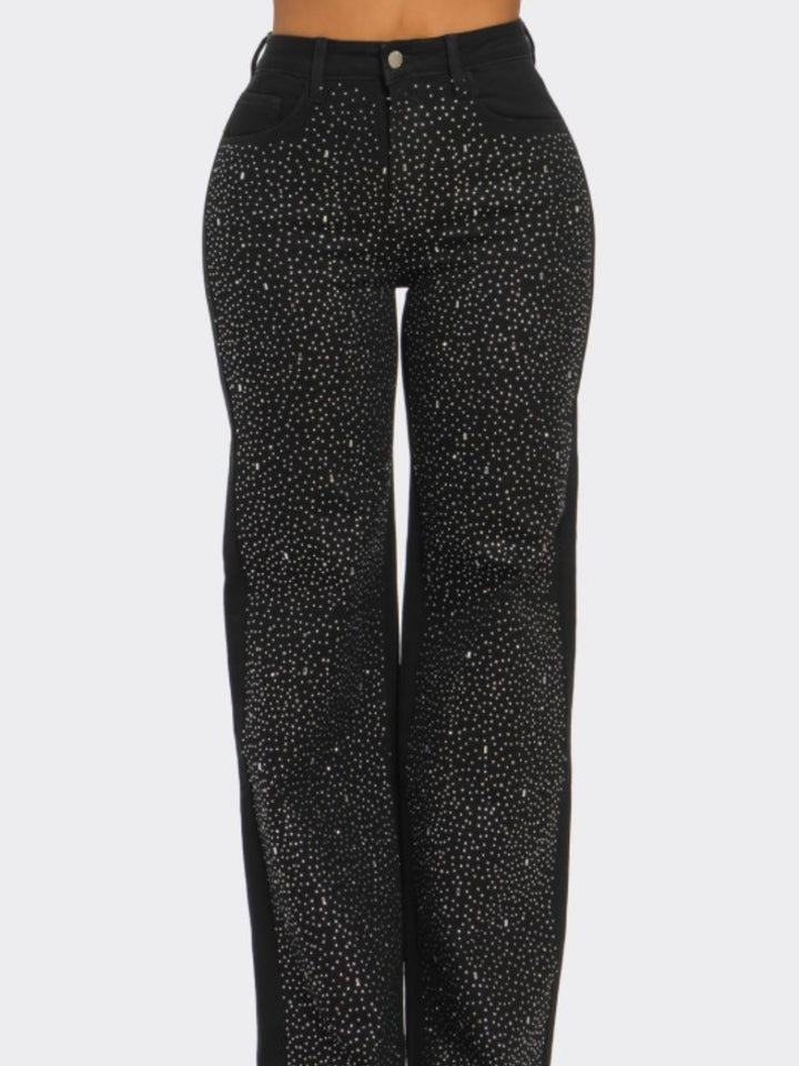 Crystal Fitted Jeans