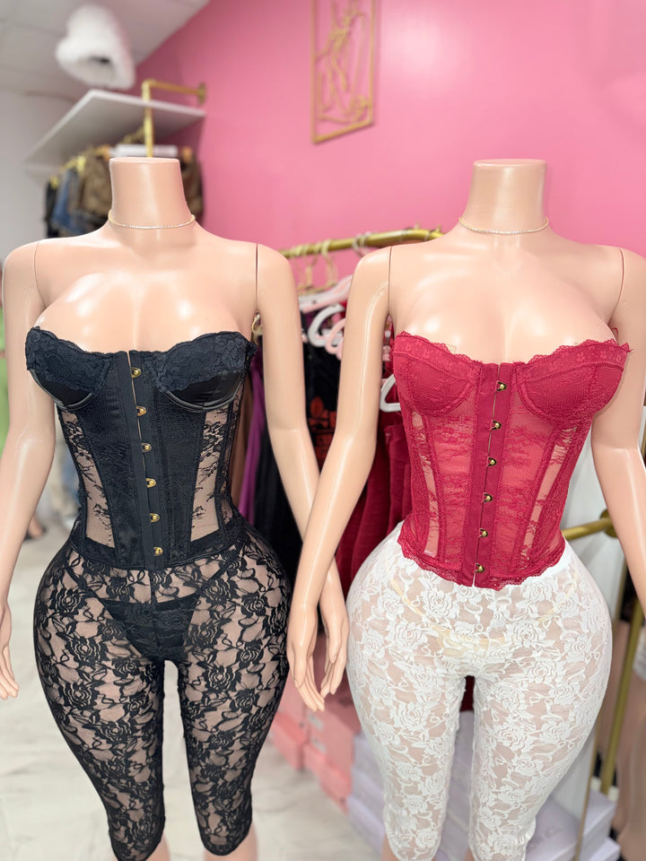 Lace Corset Top