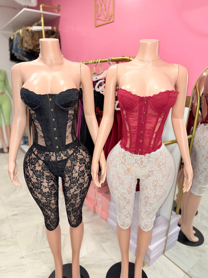Lace Corset Top