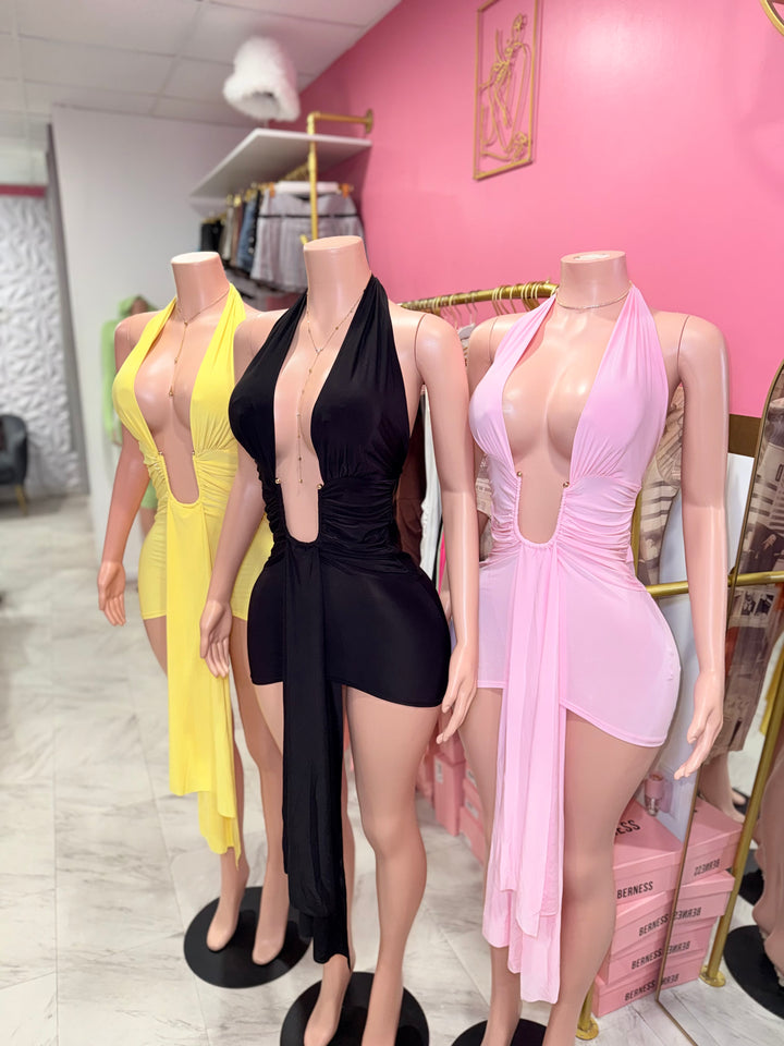Naomi Halter Mini Dress