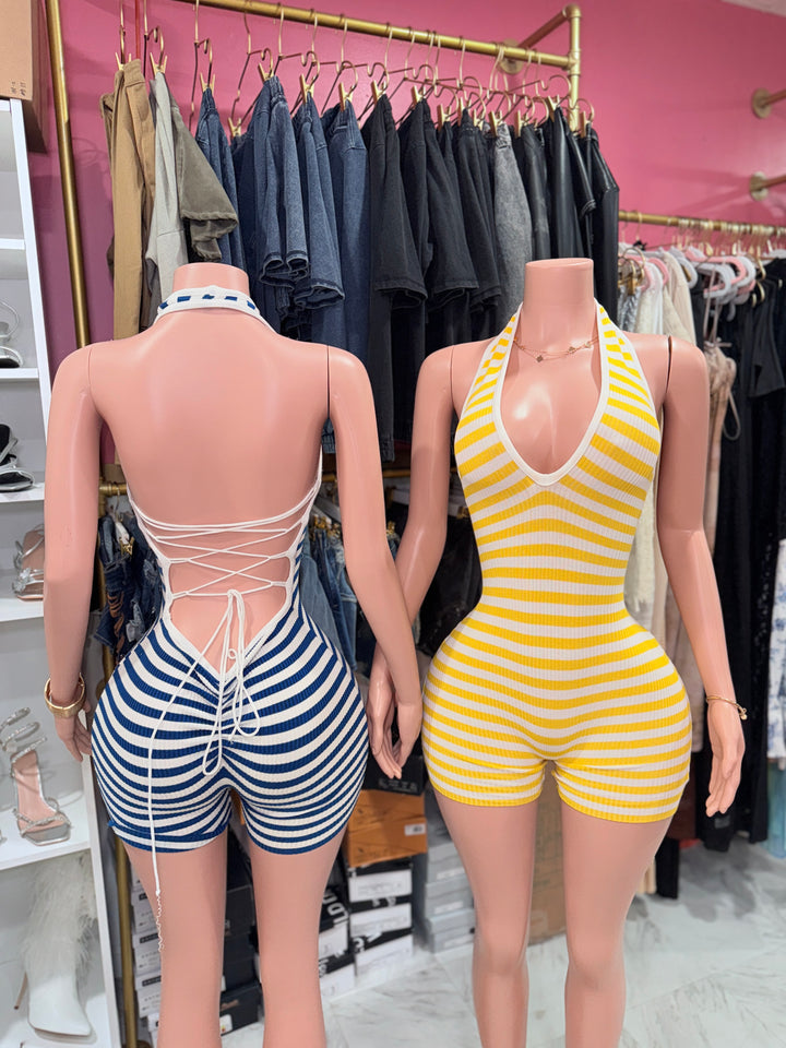 Summer Body Striped Romper