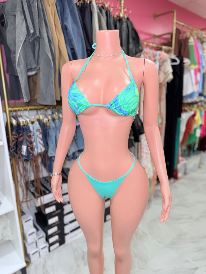 Ocean Waves Bikini Set