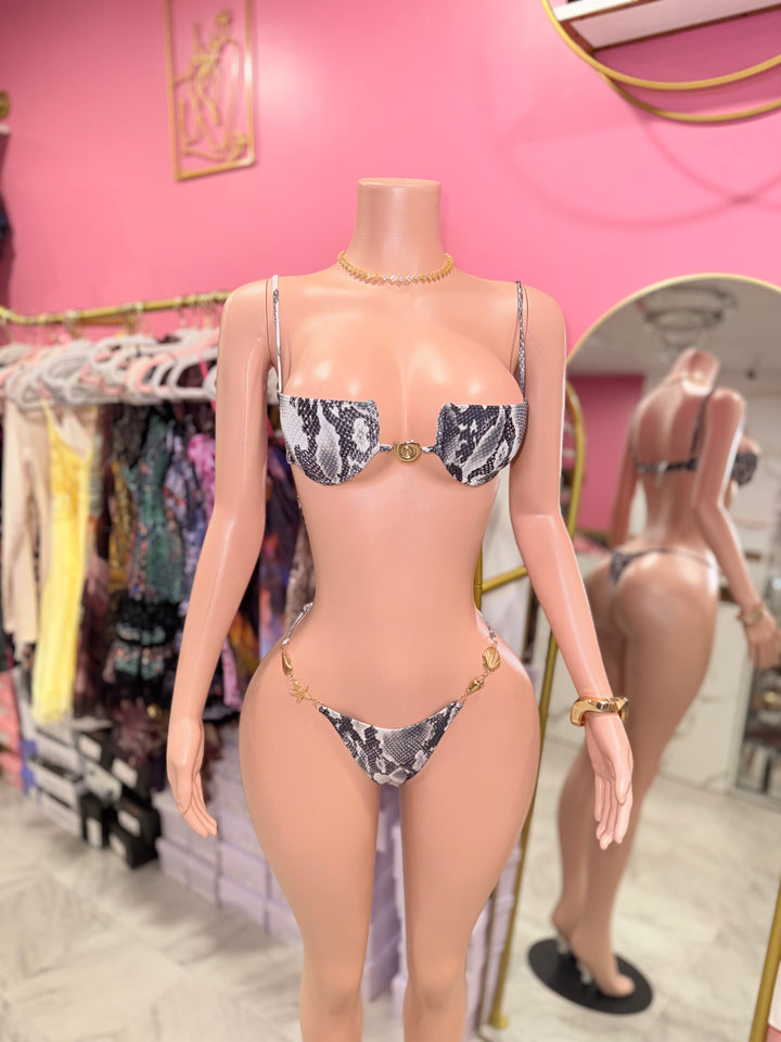 Exotic Snakeskin Bikini Set