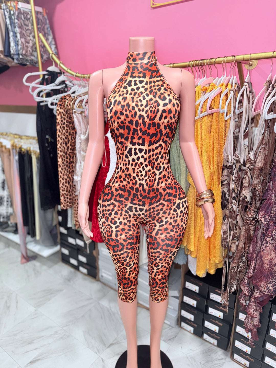 Wild Card Capri Jumpsuit