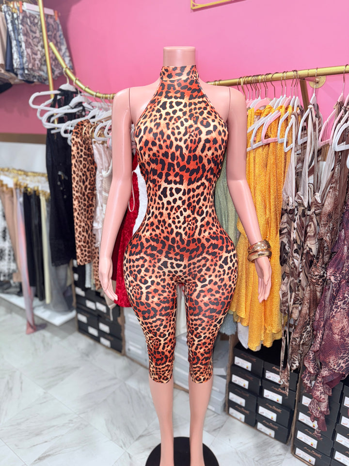 Wild Card Capri Jumpsuit