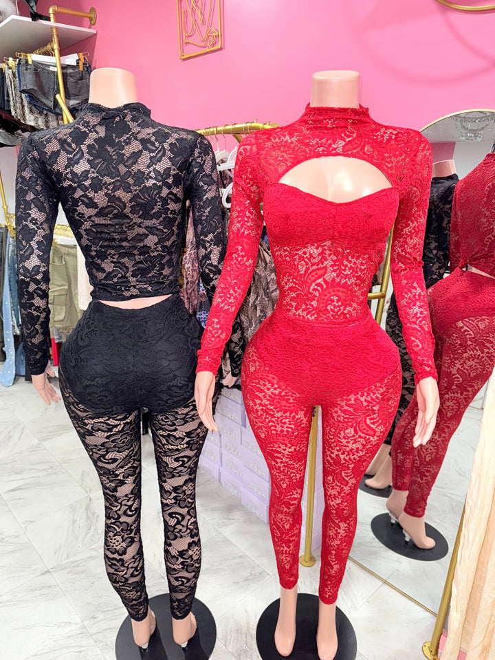 Adore Lace Pants Set