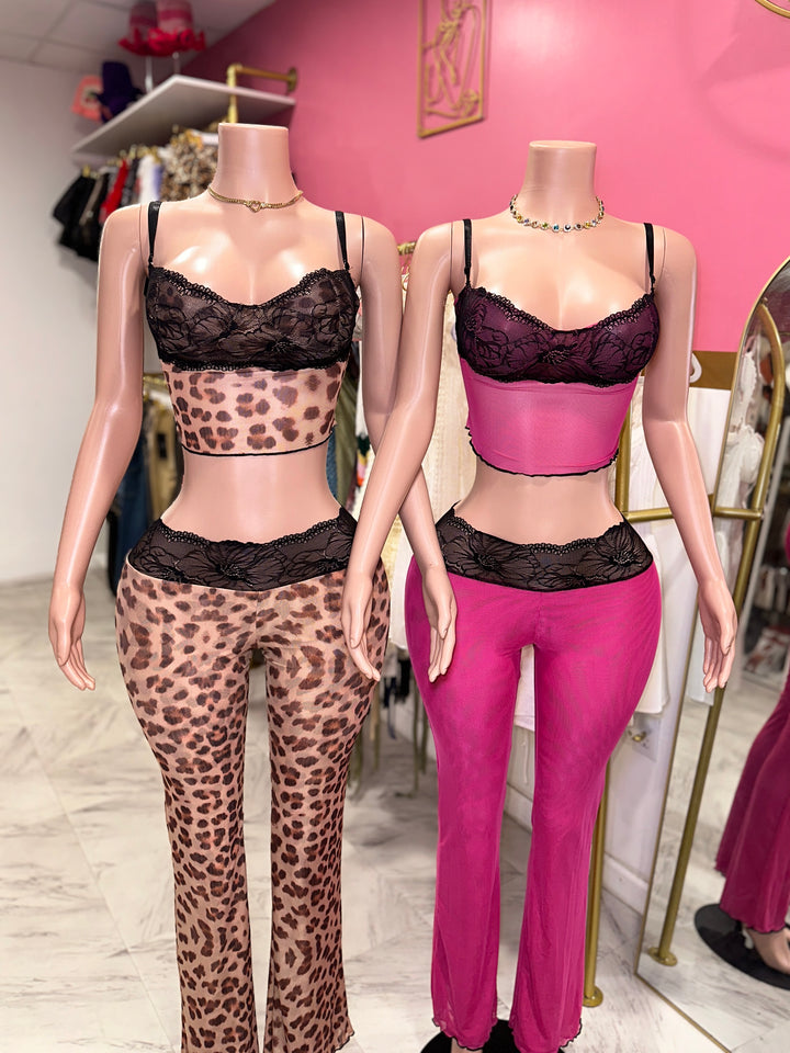 Blair Mesh Pants Set