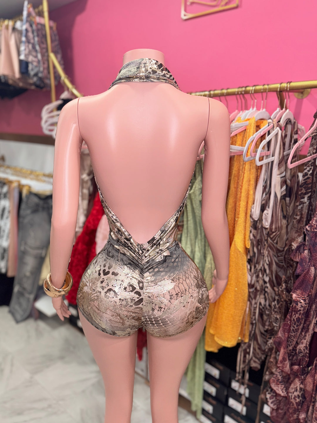 Majestic Cowl Romper