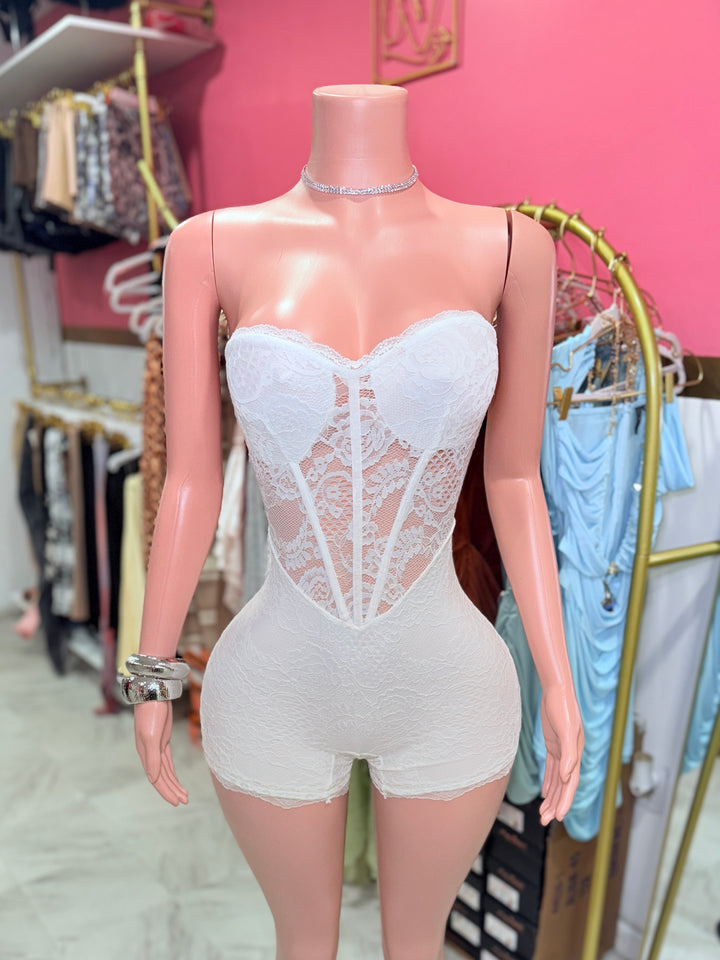 Chelsie Lace Romper