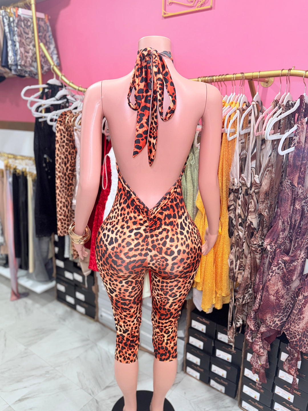 Wild Card Capri Jumpsuit