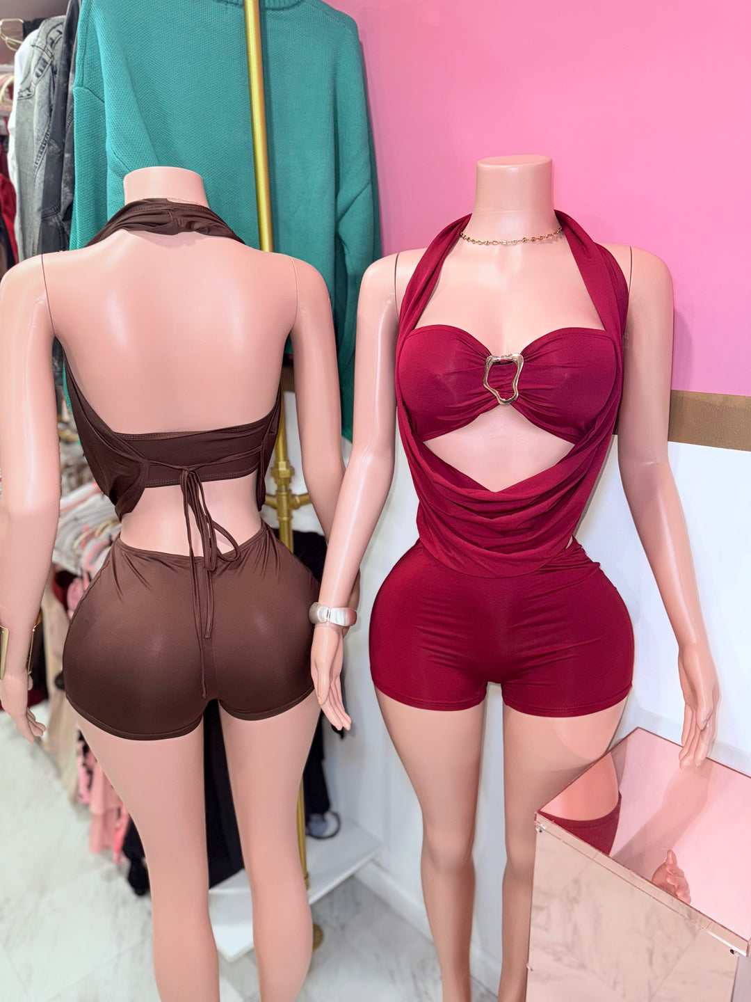 Noa Cowl Neck Romper