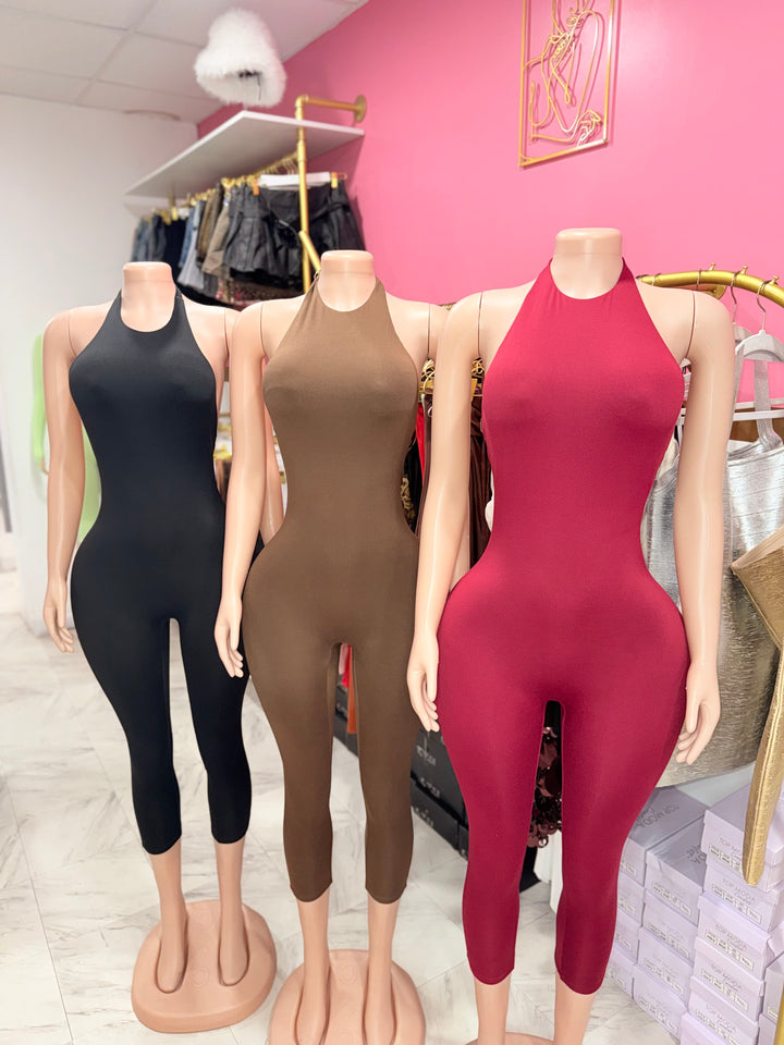 Capri Halter Jumpsuit