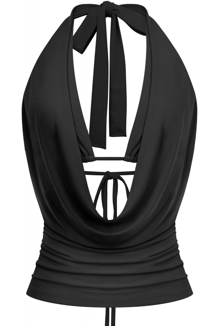 Halter Cowl Top