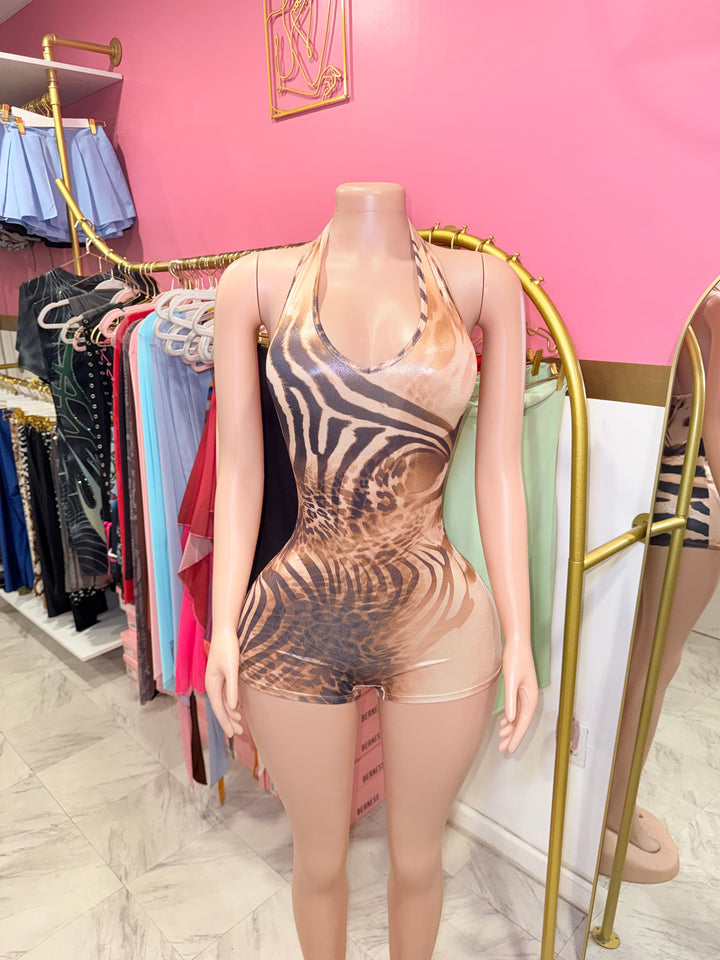 Exotic Metallic Romper