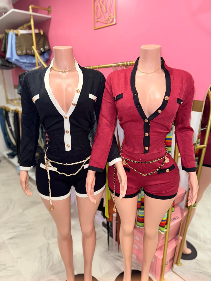 Estelle Cardigan Short Set