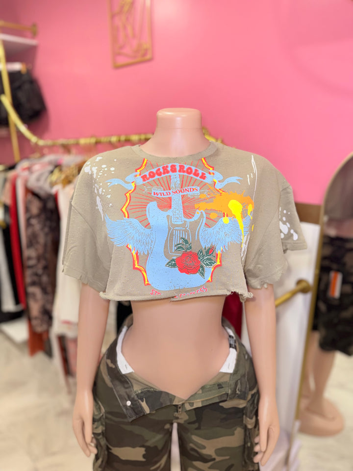 Distressed Graphic Tee