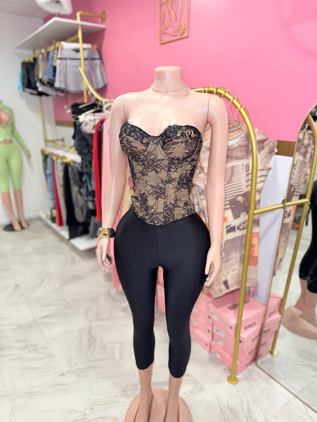 Bella Lace Corset Top