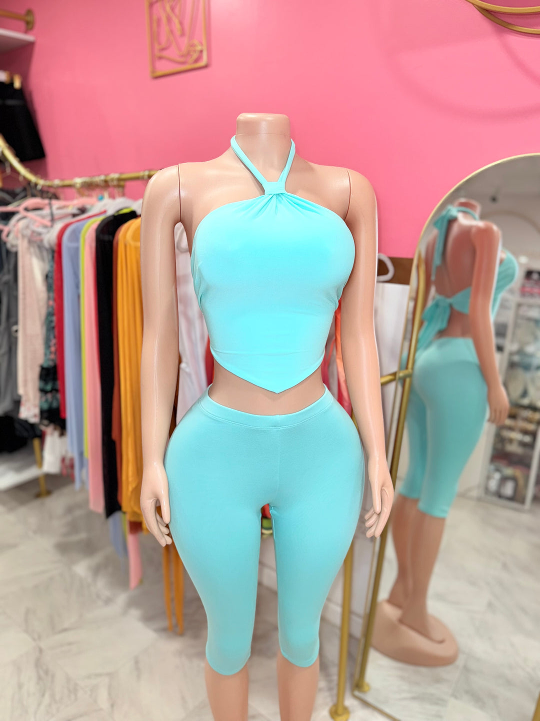 Ariel Halter Capri Set
