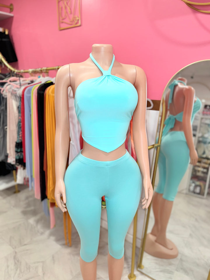 Ariel Halter Capri Set