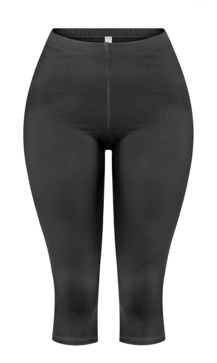 Mid-Waist Capri Leggings