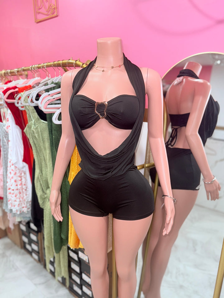 Noa Cowl Neck Romper