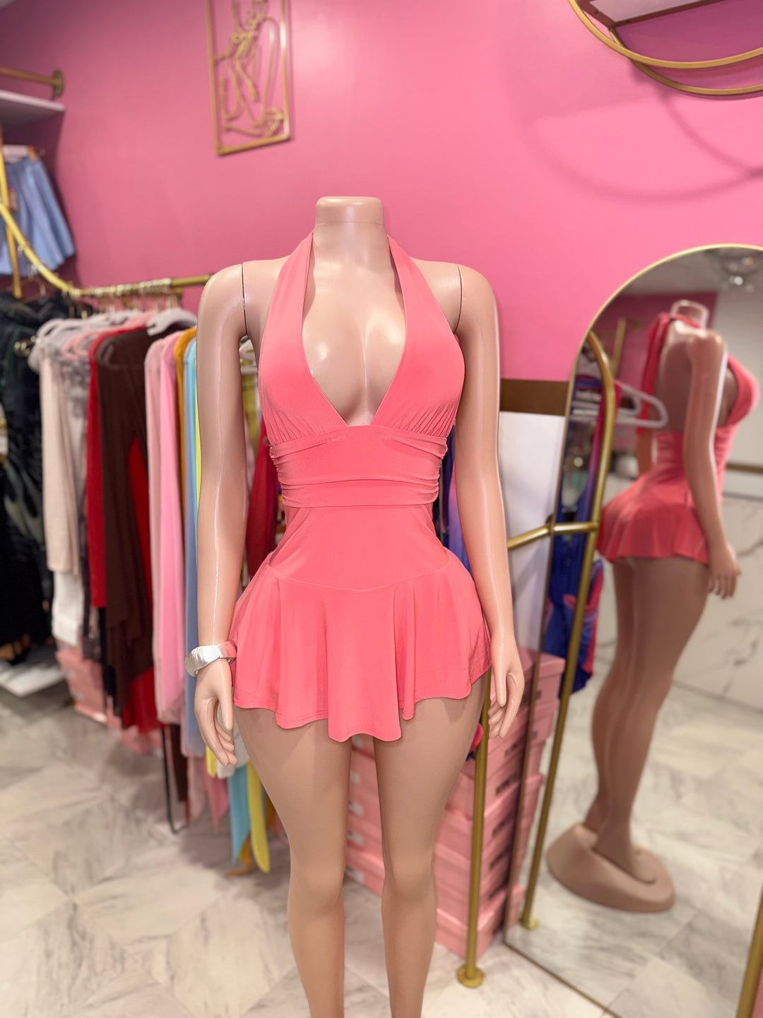 Lisa Halter Mini Dress