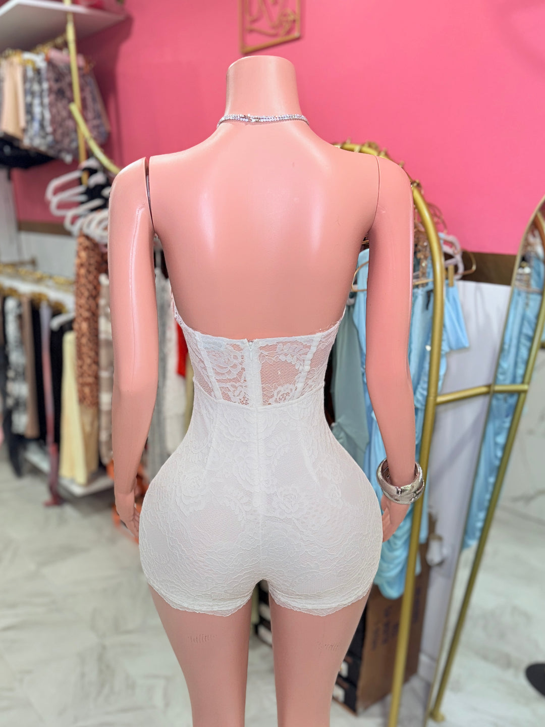 Chelsie Lace Romper