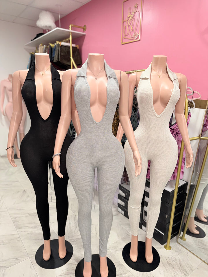 Jaya Ribbed Jumpsuit