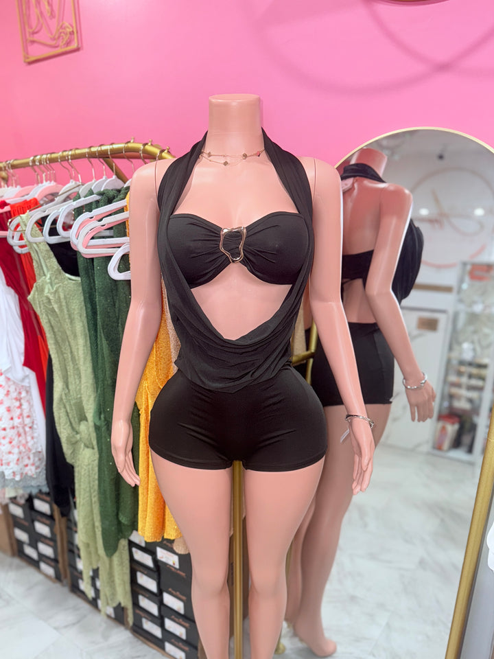 Noa Cowl Neck Romper