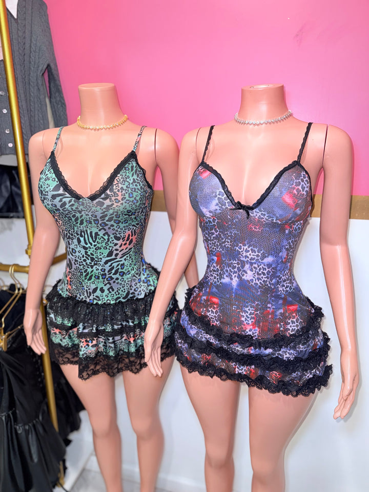 Tanzia Ruffle Mini Dress