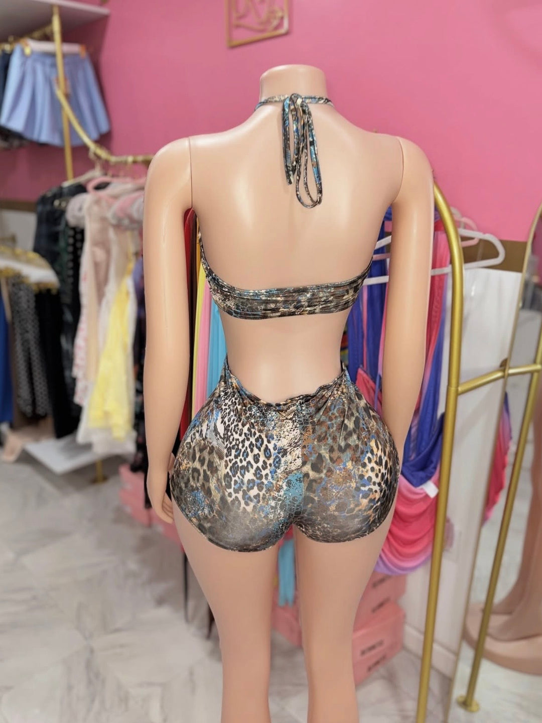 Azure Cutout Romper