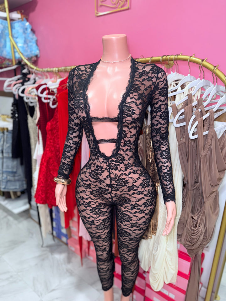 Jackie Lace Jumpsuit