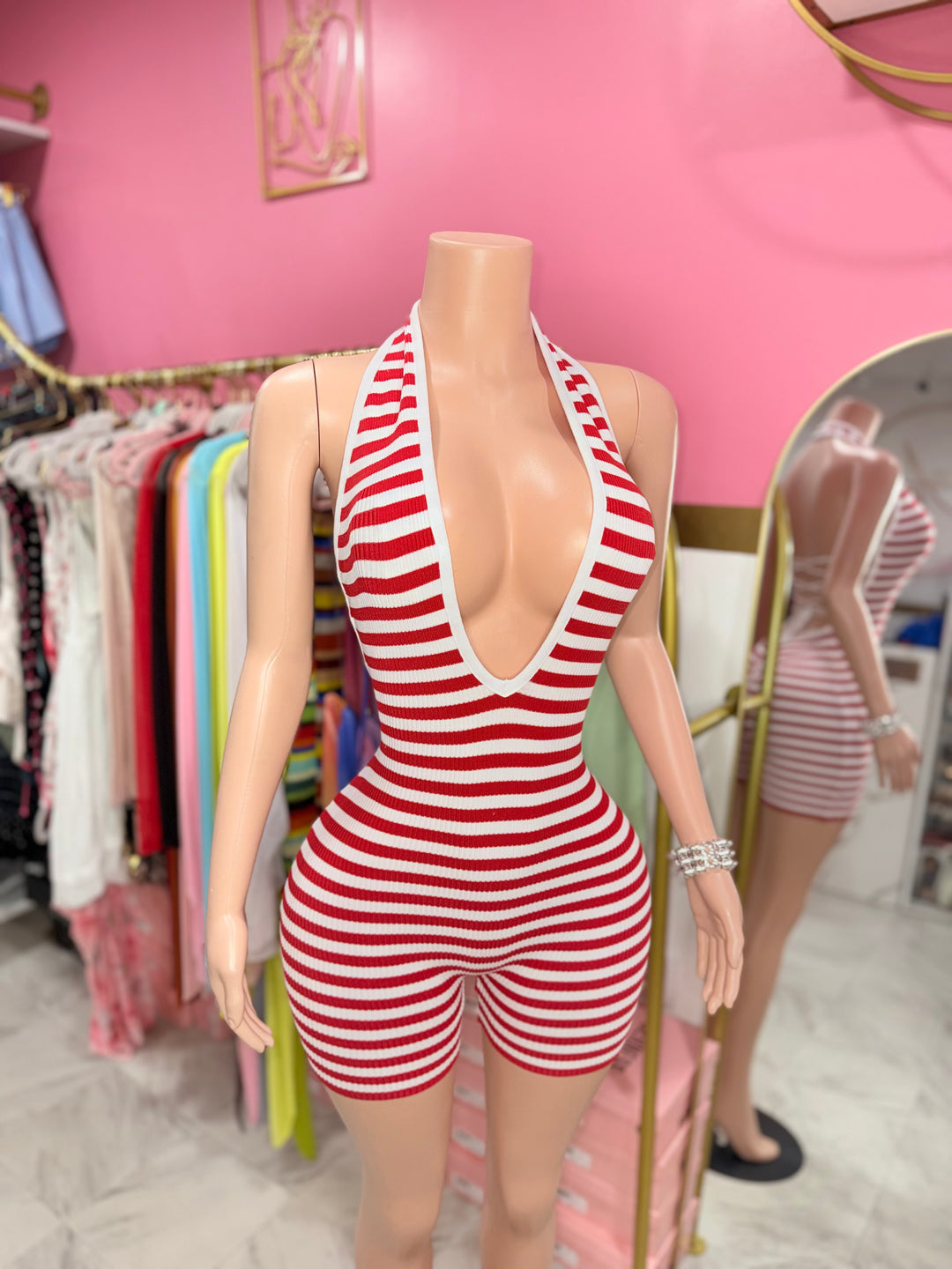 Summer Body Striped Romper