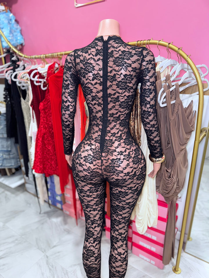 Jackie Lace Jumpsuit