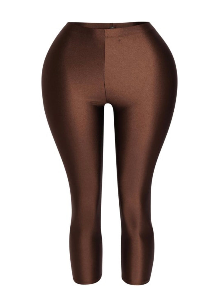 Nylon Capri Leggings