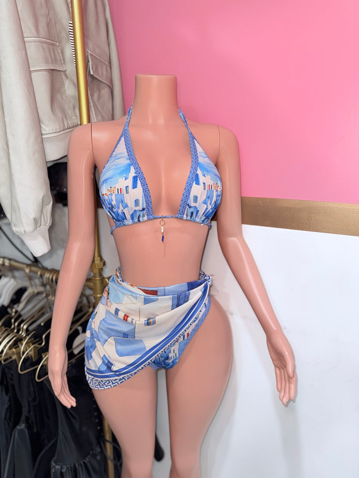 Santorini 3Pc Swim Suit