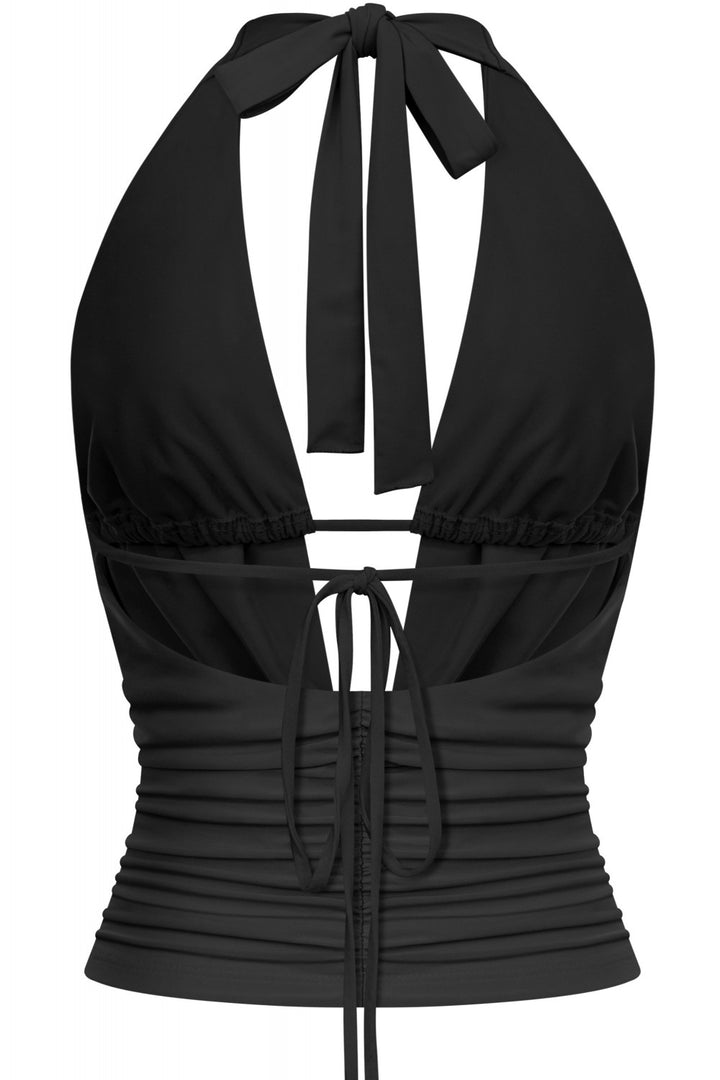 Halter Cowl Top