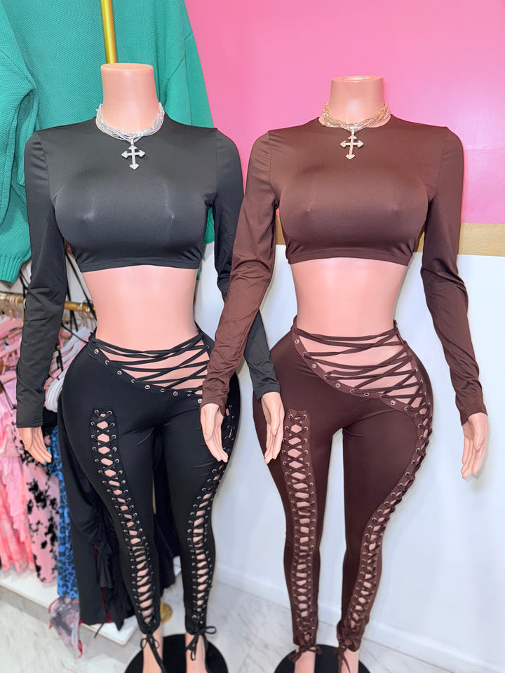 Crossover Long Sleeve Set