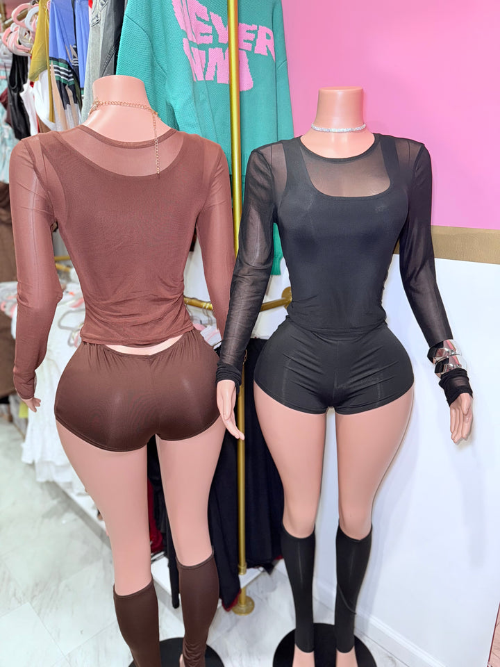 Akira Mesh Short Set